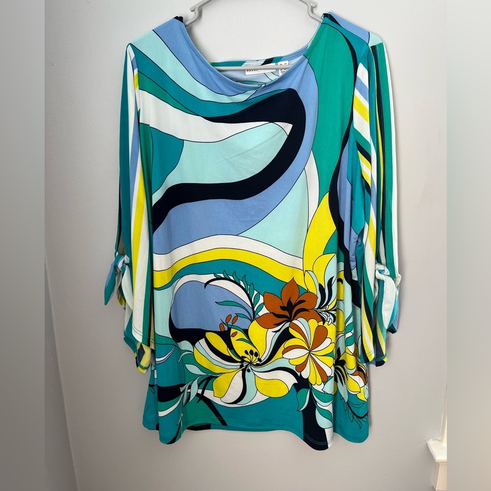Colorful Floral Women's Top